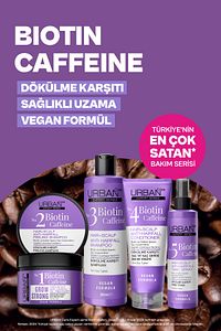 Expert Biotin ve Kafein Dökülme Karşıtı Peeling Şampuan Krem Tonik 4lü Set-vegan ürün fotoğrafı