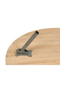 100 Cm Çap - Ahşap Kaplama Katlanabilir Yer Sofrası - Oyun Masası - 21 Cm Yükseklik ürün fotoğrafı