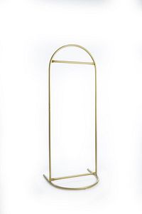 Butik Stil Oval Askılık Konfeksiyon Askılığı Altın Renk Askılık Gold Elbise Askılığı Ayaklı Askılık ürün fotoğrafı