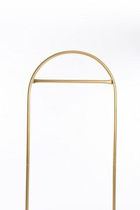 Butik Stil Oval Askılık Konfeksiyon Askılığı Altın Renk Askılık Gold Elbise Askılığı Ayaklı Askılık ürün fotoğrafı