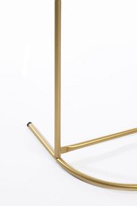 Butik Stil Oval Askılık Konfeksiyon Askılığı Altın Renk Askılık Gold Elbise Askılığı Ayaklı Askılık ürün fotoğrafı