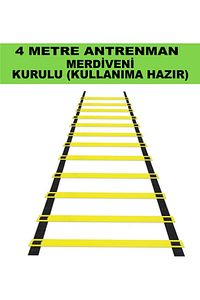 Çantalı Antrenman Seti 4mt Merdiven 12 Çanak 12 Huni Atlama Ipi Hediyeli ürün fotoğrafı