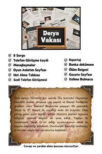 Dedektiflik Suç Çözümleme-suçluyu Bulma-dedektif Oyunu-cinayet Çözme-dedektif Oyunu-kutu Oyunu-7'li. ürün fotoğrafı