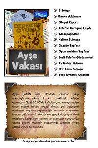 Dedektiflik Suç Çözümleme-suçluyu Bulma-dedektif Oyunu-cinayet Çözme-dedektif Oyunu-kutu Oyunu-7'li. ürün fotoğrafı