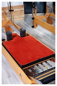Kiremit Rengi Pilates Reformer Havlusu Nonslip Reformer Towel ürün fotoğrafı