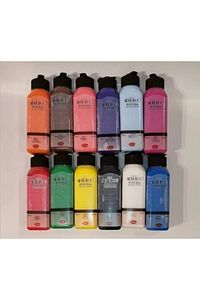 140ml Akrilik Boya 12'li Karışık Renkler Set ürün fotoğrafı