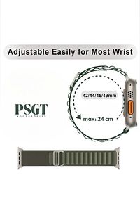 Apple Watch Uyumlu Seri 1/2/3/4/5/6/se/7/8/9 Ultra/ultra2 42-44-45-49mm - S10(46MM) Kordon Alpin 42 ürün fotoğrafı