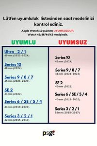 Apple Watch Uyumlu Seri 1/2/3/4/5/6/se/7/8/9 Ultra/ultra2 42-44-45-49mm - S10(46MM) Kordon Alpin 42 ürün fotoğrafı