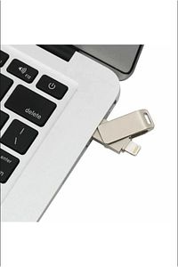 128 Gb Flash Bellek Iphone - Pc Uyumlu Otg Flash 3.0 Usb Data Bellek ürün fotoğrafı