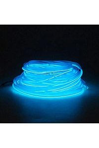 Araç Araba Içi Torpido Şerit Ledi Renkli Ip Neon Ip Led 2 Metre Mavi ürün fotoğrafı