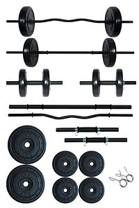 28 kg Z Barlı Halter Seti Ve Dambıl Seti Ağırlık Fitness Seti ürün fotoğrafı