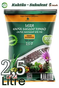 Veramix Kaktüs Sukulent Saksı Harcı Bitki Toprağı Özel Karışım Ithal Torf - Cocopeat 2,5 Litre ürün fotoğrafı