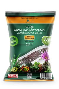 Veramix Kaktüs Sukulent Saksı Harcı Bitki Toprağı Özel Karışım Ithal Torf - Cocopeat 2,5 Litre ürün fotoğrafı