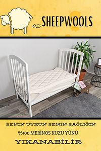 BEBEK YORGAN&PED&YASTIK 3'LÜ SET-%100MERİNOS YÜN İÇ DOLGU - %100 PAMUK DIŞ KUMAŞ -YIKANABİLİR-SAĞLIK ürün fotoğrafı