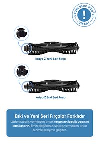 (ESKİ SERİ UYUMLU) Katya Z Robot Süpürge Sarf Seti / Silme-süpürme ürün fotoğrafı
