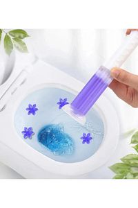 Mor Tuvalet Temizleme Jeli Klozet Banyo Koku Giderici Damga Seti Desenli Koku Giderici Wc Jeli ürün fotoğrafı