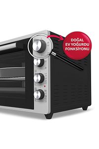 7033 Inox Turbo Midi/mini Fırın, 2000 W, 70 Litre, Me ürün fotoğrafı
