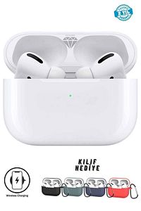 Pro Ios Android Uyumlu Yeni Nesil Wireless Charge Bluetooth Kulaklık Kılıf Hediyeli ürün fotoğrafı