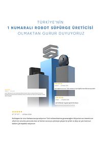 Katya T Akıllı Robot Süpürge Otomatik Toz Boşaltma Ve Mop Özellikli ürün fotoğrafı