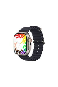 S8 4g Lite Ultra Sim Kartlı Kameralı Android Akıllı Saat 49mm Smartwatch Çift Kordon Gri ürün fotoğrafı