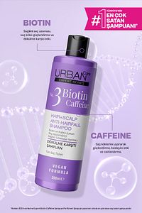 Expert Biotin ve Kafein Dökülme Karşıtı Peeling Şampuan Krem Tonik 4lü Set-vegan ürün fotoğrafı