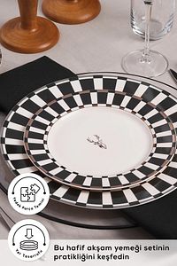 Elegance Bone Aries 24 Parça 6 Kişilik Yemek Takımı ürün fotoğrafı