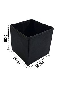 8'li Siyah Çekmece Içi Düzenleyici Organizer Set - Çok Amaçlı Dolap Içi Kutu Seti ürün fotoğrafı