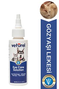 Kedi Göz Temizleme Solüsyonu Köpek Alerji Kızarıklık Enfeksiyon Gözyaşı Bakımı Göz Damlası 100ml ürün fotoğrafı