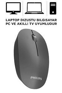 Spk7402 M402 Sessiz Kablosuz Mouse 2.4ghz 1600 Dpi Siyah Spk7402/93 ürün fotoğrafı