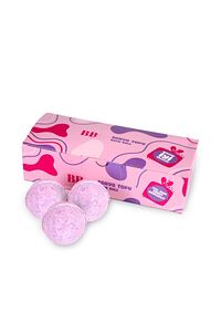 Bathbox 3'lü Banyo Topu Ve Nem Bombası Jakuzi Küvet Manikür Topu Seti 130g Dev Boy - Gül ürün fotoğrafı