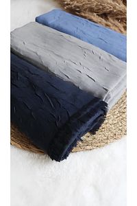 Bambu Kraş Şal 3’lü Set Lacivert, Mavi,gri ürün fotoğrafı