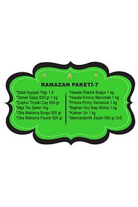 Ramazan Erzak Yardım Paketi Kolisi 12 Adet No: 7 ürün fotoğrafı