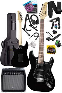 Rph-30bk-35amp Gül Klavye Strat Kasa Sss 35w Elektro Gitar Seti ürün fotoğrafı