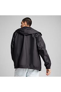 627473-01 Mesh Lined Windbreaker Erkek Yağmurluk-r&amp;uuml;zgarlık Siyah ürün fotoğrafı