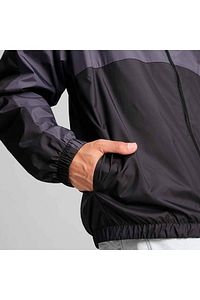 627473-01 Mesh Lined Windbreaker Erkek Yağmurluk-r&amp;uuml;zgarlık Siyah ürün fotoğrafı