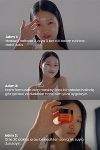 %10 Niacinamide Krem Maske 50ml – Durulanan Yüz Maskesi Gözenek Sıkılaştırıcı Karşıtı Vegan ürün fotoğrafı