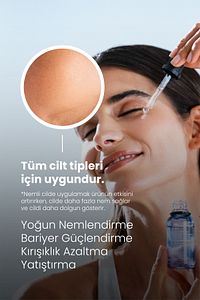 Hyaluronik Asit Serum 30ml - Yoğun Nemlendirici Kırışıklık Karşıtı Vegan (%2 HYALURONİK ASİT) ürün fotoğrafı