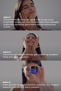Gece Kremi %2 Hyaluronik Asit 50ml - Yaşlanma Karşıtı Yoğun Nemlendirici Dolgunlaştırıcı Vegan ürün fotoğrafı