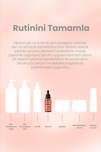 Niacinamide Serum 30ml - Siyah Nokta Karşıtı, Gözenek Sıkılaştırıcı Vegan (%5 NİASİNAMİD) ürün fotoğrafı