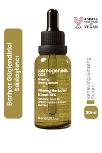 Ginseng Serum 30ml - Cilt Yenileyici, Sıkılaştırıcı, Bariyer Güçlendirici Vegan (%10 GİNSENG ÖZÜ) ürün fotoğrafı