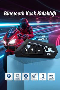 Kask Kulaklık Bt22 Bluetooth Motosiklet Kulaklık 5.0 Bluetooth Intercom Motosiklet Kulaklık ürün fotoğrafı