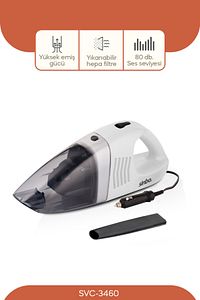 3460 Islak Kuru Araç Elektrikli Süpürge Çakmaklık Girişli ürün fotoğrafı