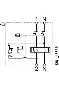 5sv4314-0 40a 30ma 230v (Faz+nötr) Kaçak Akım Koruma Rölesi ürün fotoğrafı