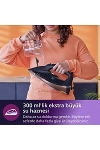 7500 Serisi Buharlı Ütü, 3200W, 55 g/dk Sürekli Buhar, SteamGlide Elite, 260 g Şok Buhar, DST7510/80 ürün fotoğrafı
