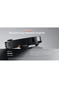 Saros 10 Akıllı Robot Süpürge siyah ürün fotoğrafı
