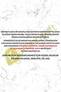 Kişiye Özel Ahşap Dekor Plaka, Bisiklet Plaka, Isimli Plaka, Cam Önü Plakası, Aksesuar Plaka ürün fotoğrafı