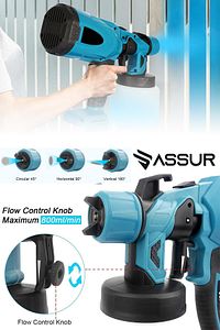 21v Çift Akülü 300 Mm Vernik Sprey Boya Püskürtme Makinesi ürün fotoğrafı