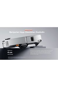 Saros 10 Akıllı Robot Süpürge Beyaz ürün fotoğrafı