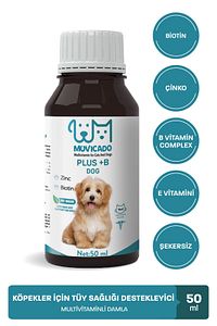 Köpekler Için Tüy Sağlığı Damlası - Plus B - Köpek Tüy Dökülmesini Engelleyici Biotin Damla ürün fotoğrafı