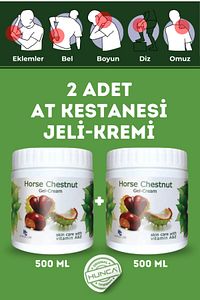 At Kestanesi Jeli, Kas Ve Eklem Masaj Kremi 500 ml ( 2 Adet X 500 ml ) ürün fotoğrafı